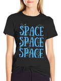 Space T-Shirt - Novelty Graphic Tee