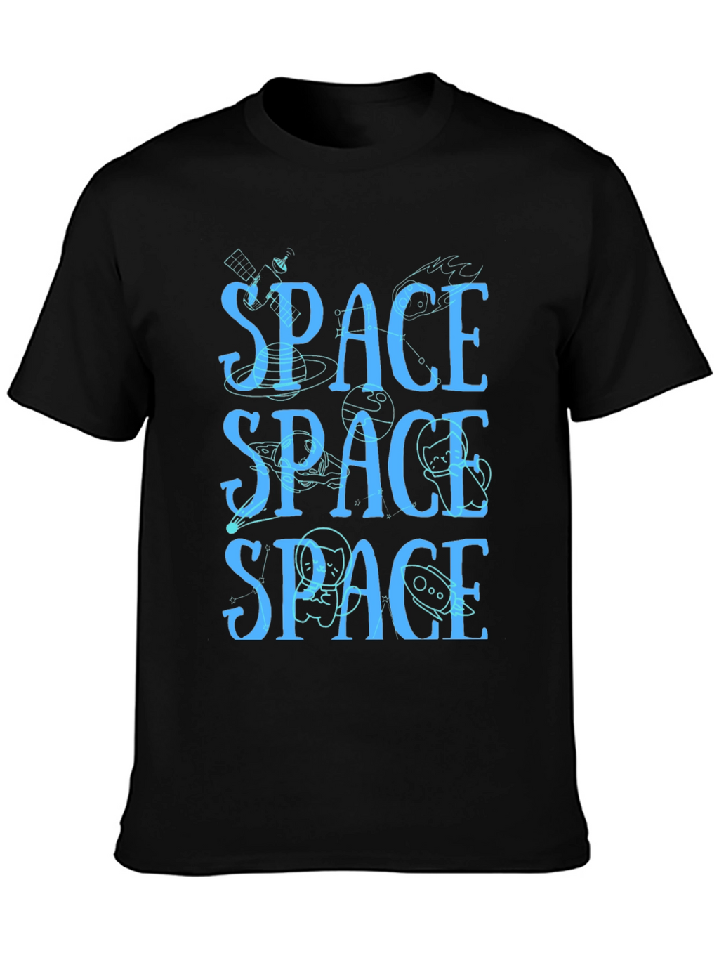 Space T-Shirt - Novelty Graphic Tee