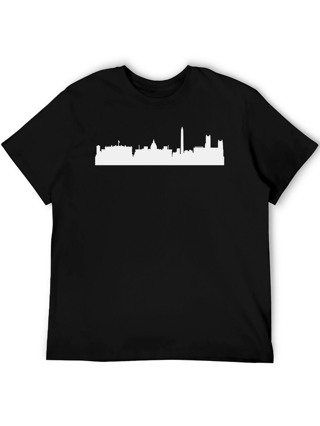 Washington DC Skyline Black Graphic Tee