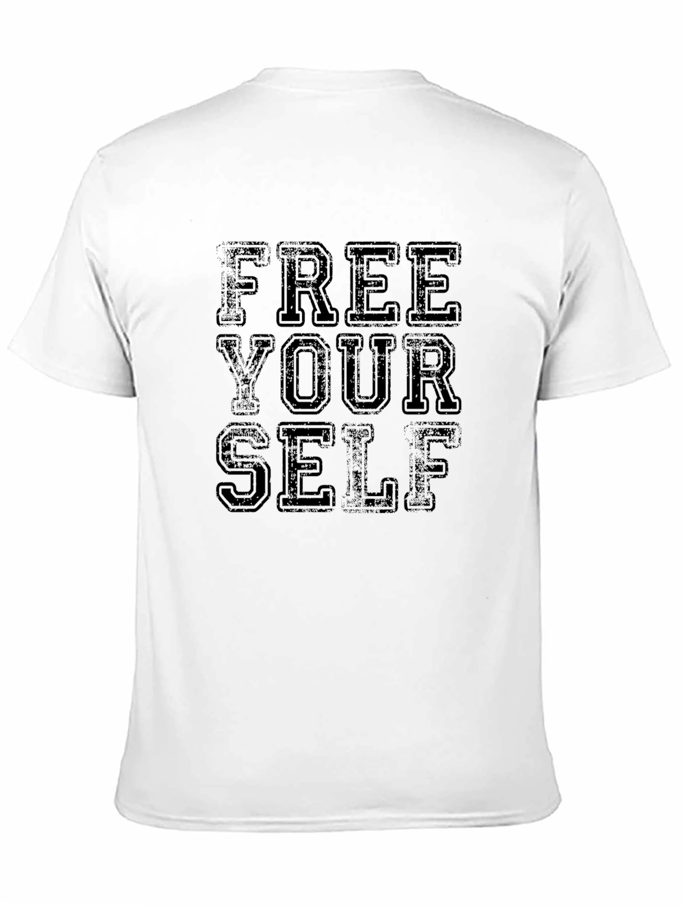 Free Yourself Graphic Tee - Black Cotton