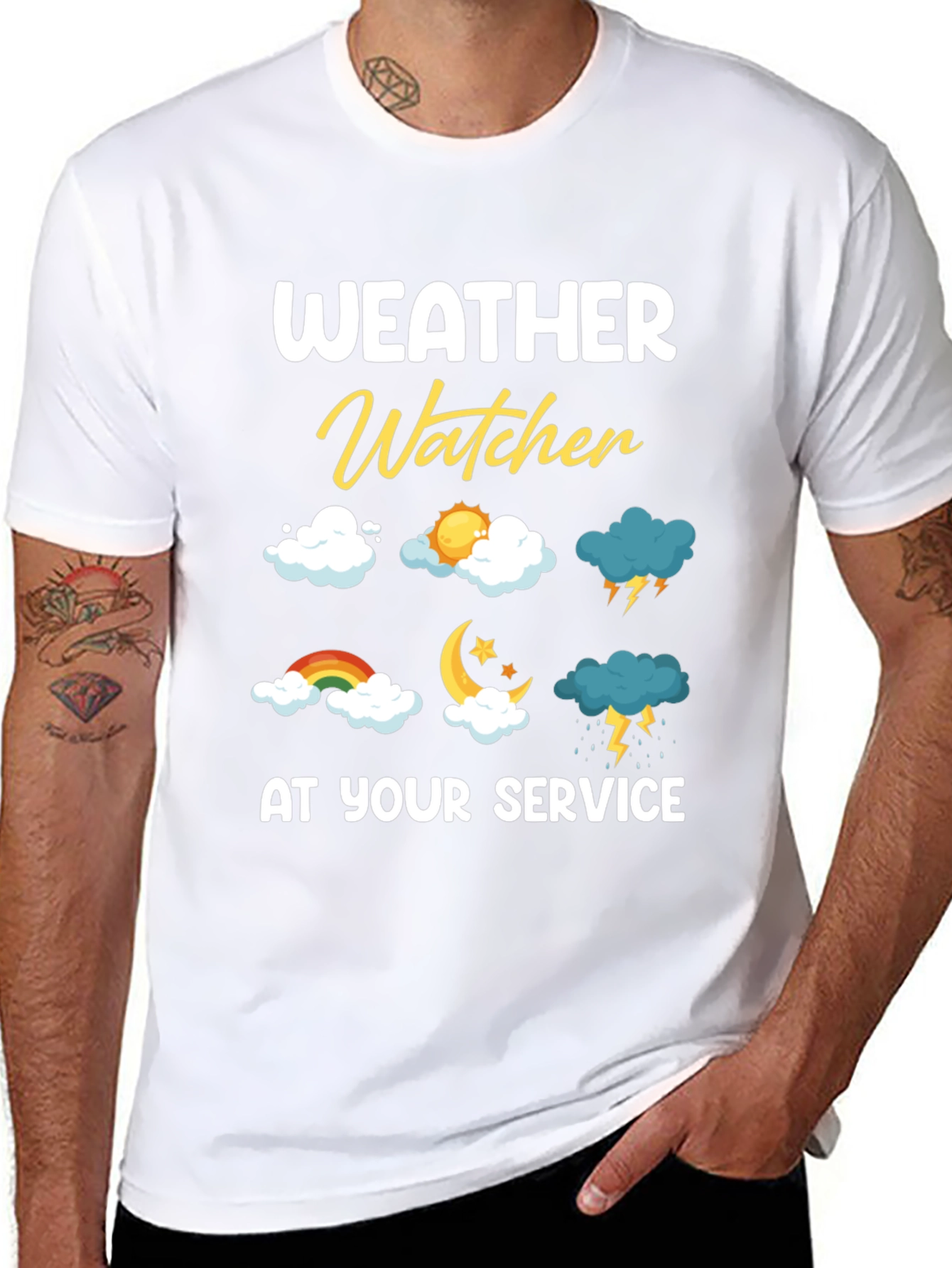 Weather Watcher T-Shirt - Weather Pattern Tee