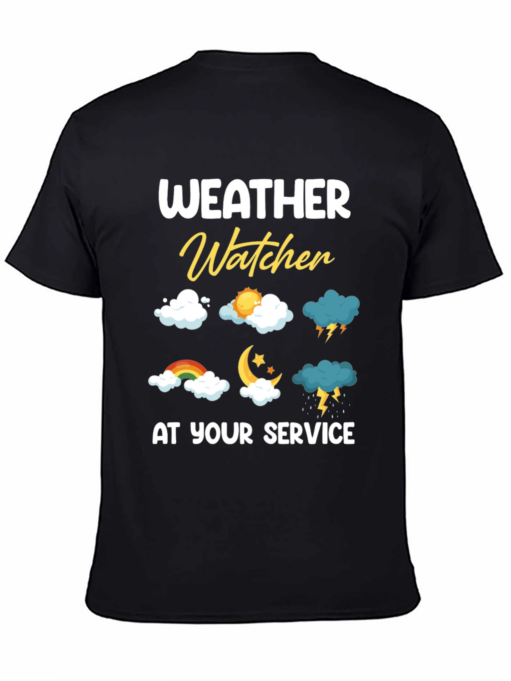 Weather Watcher T-Shirt - Weather Pattern Tee
