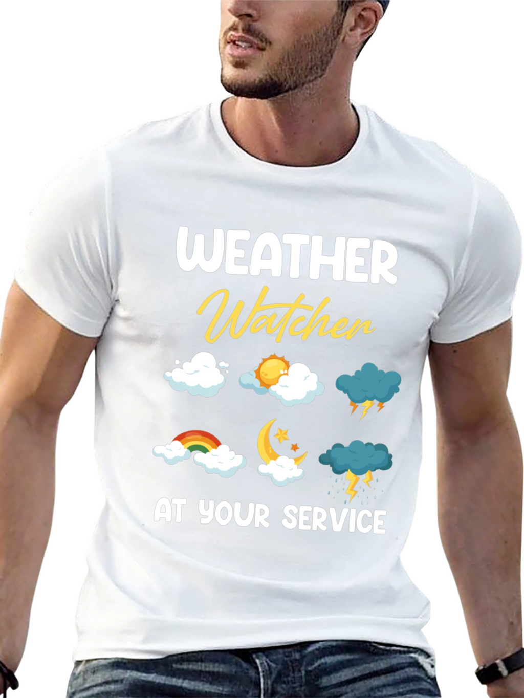 Weather Watcher T-Shirt - Weather Pattern Tee