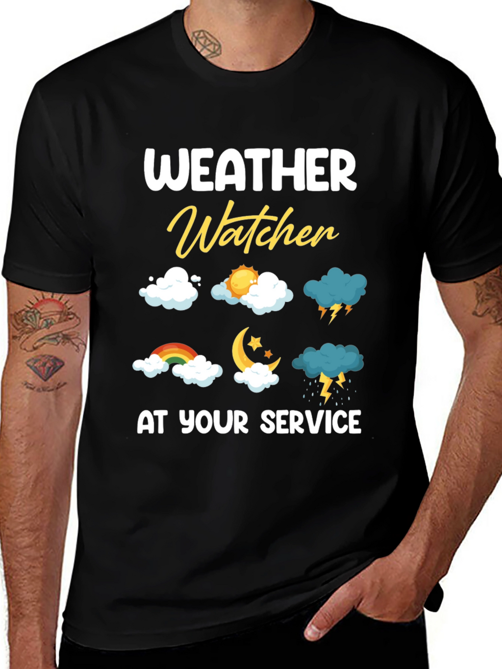 Weather Watcher T-Shirt - Weather Pattern Tee