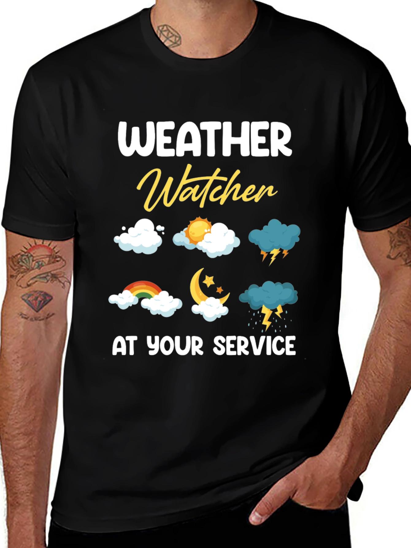 Weather Watcher T-Shirt - Weather Pattern Tee