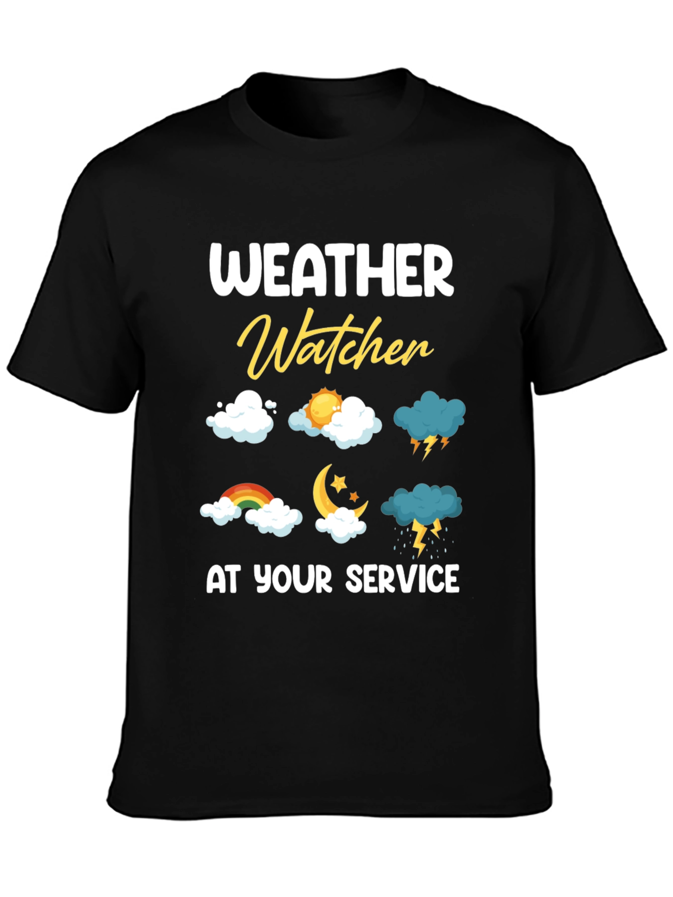 Weather Watcher T-Shirt - Weather Pattern Tee