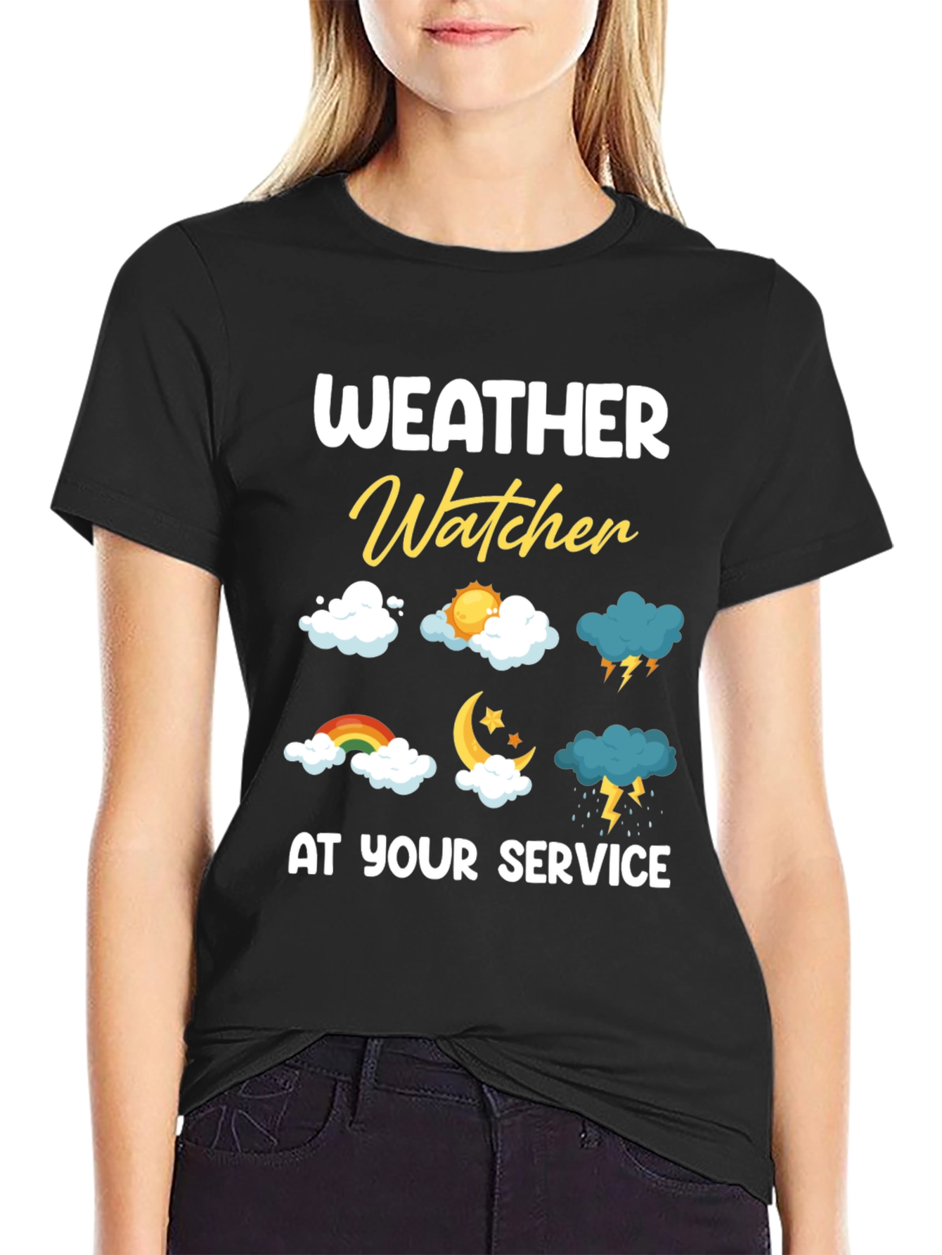 Weather Watcher T-Shirt - Weather Pattern Tee