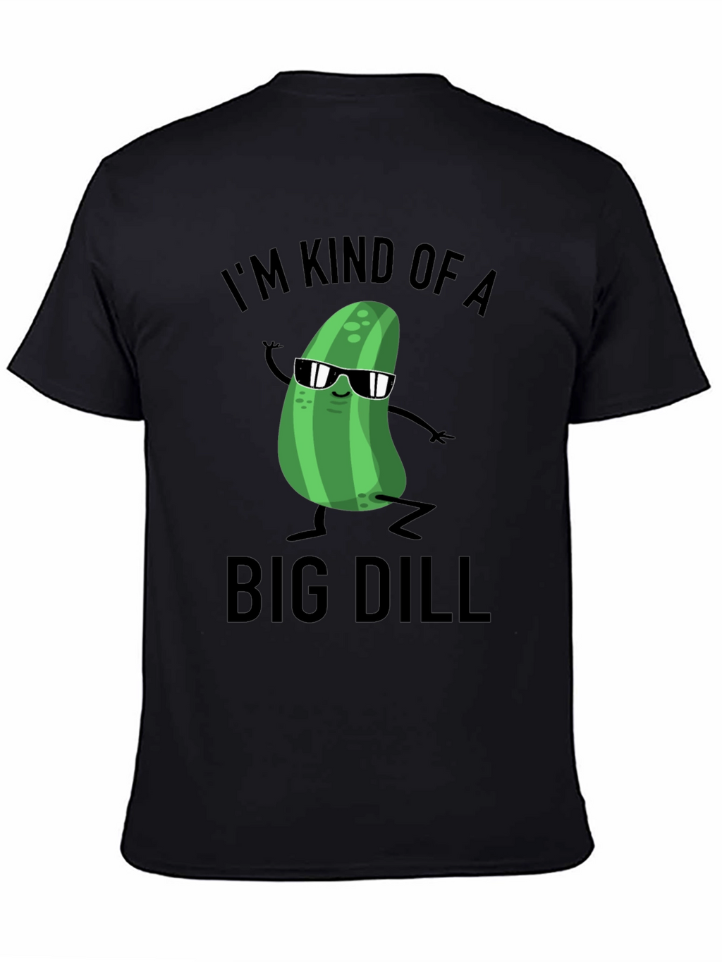Funny Pickle Big Dill Graphic T-Shirt