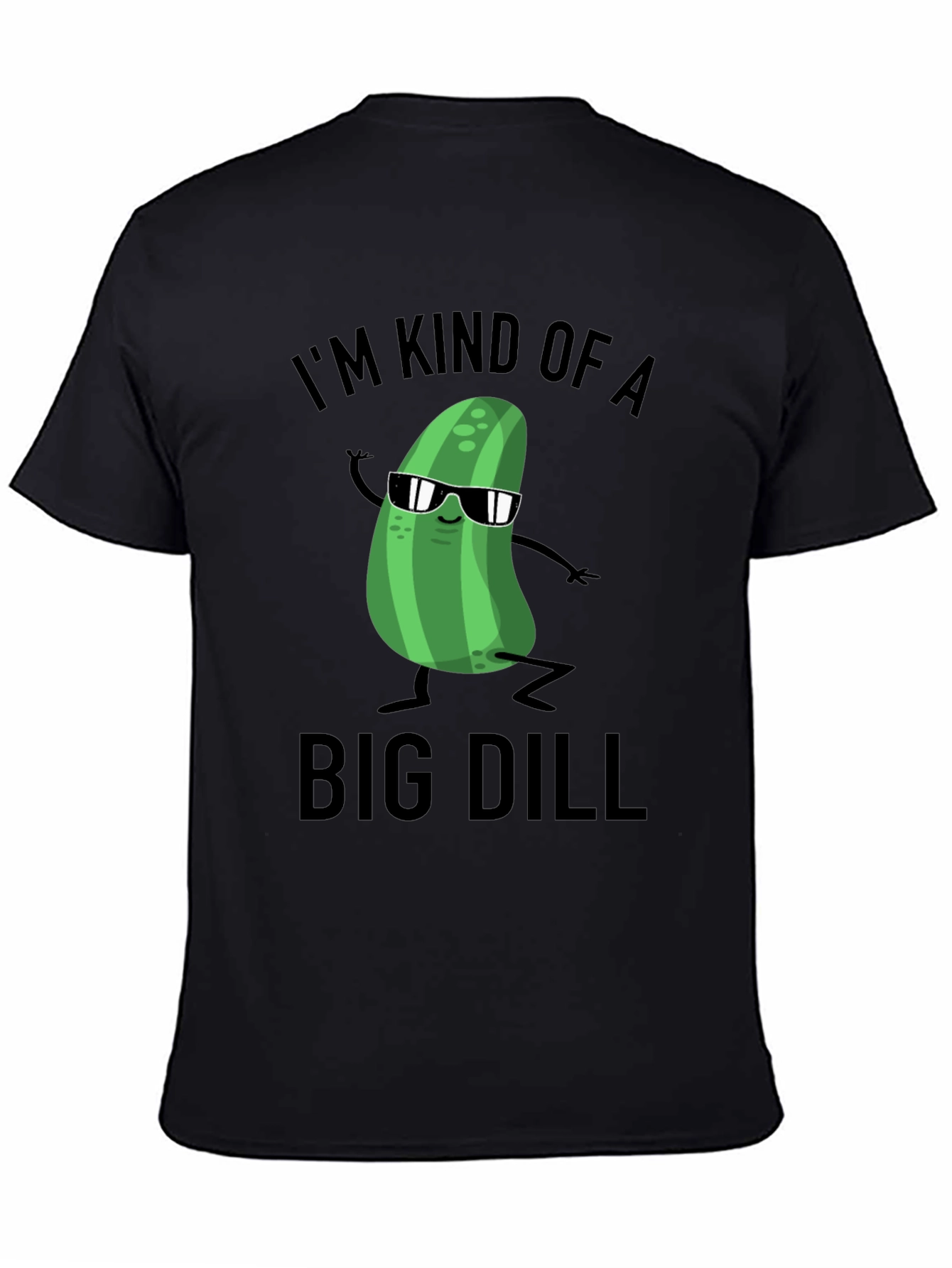 Funny Pickle Big Dill Graphic T-Shirt