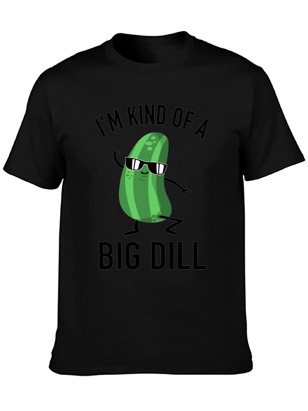 Funny Pickle Big Dill Graphic T-Shirt