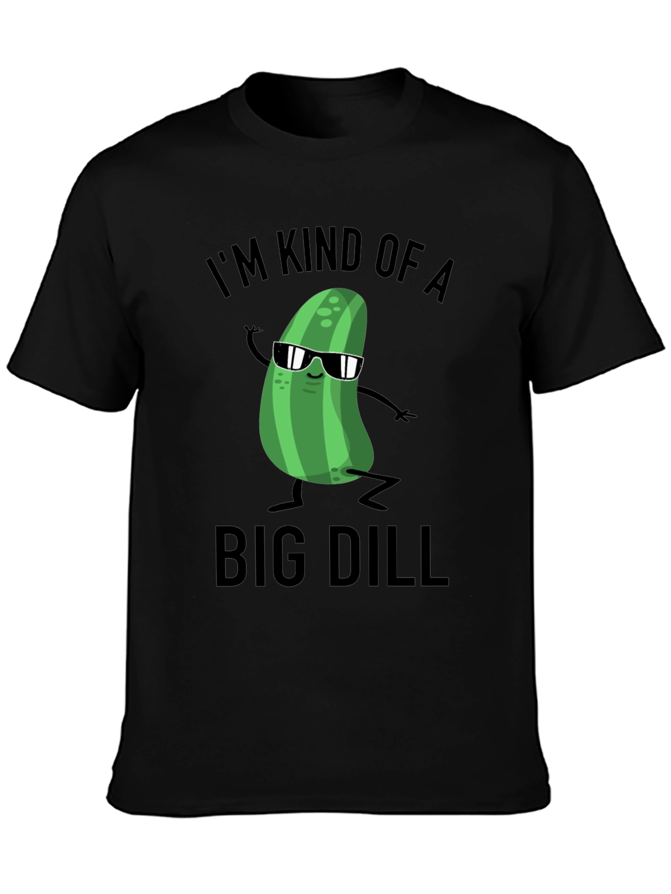 Funny Pickle Big Dill Graphic T-Shirt