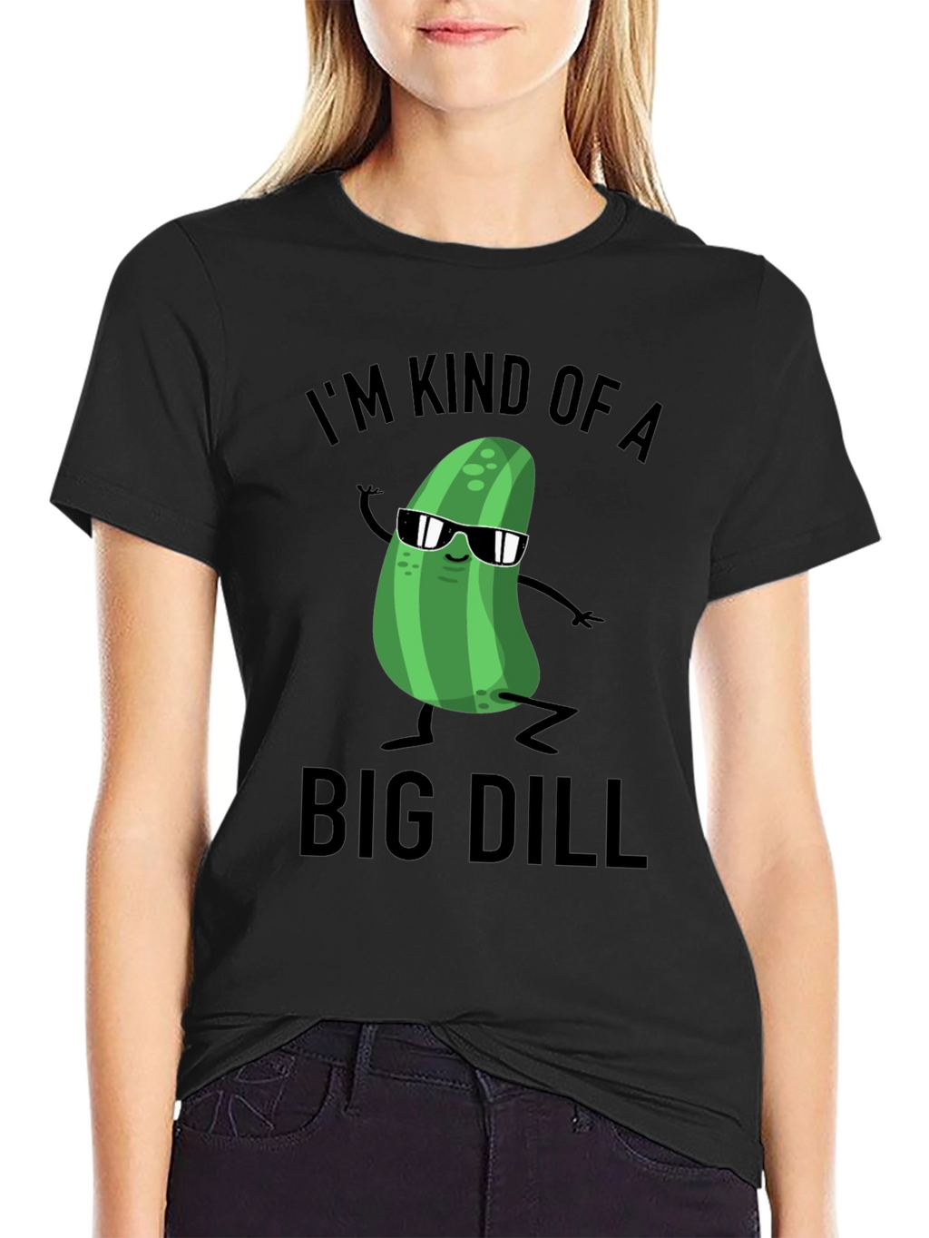Funny Pickle Big Dill Graphic T-Shirt