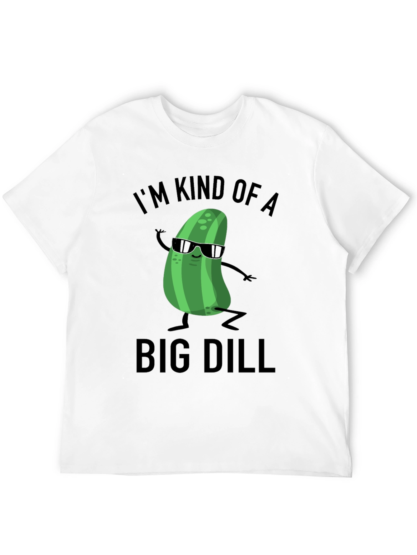 Funny Pickle Big Dill Graphic T-Shirt