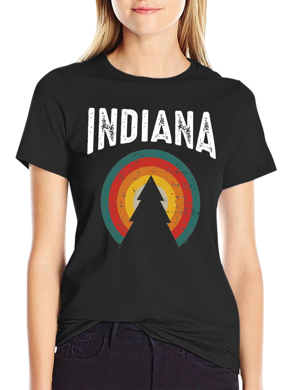 Indiana Graphic Tee - Retro State Pride T-Shirt