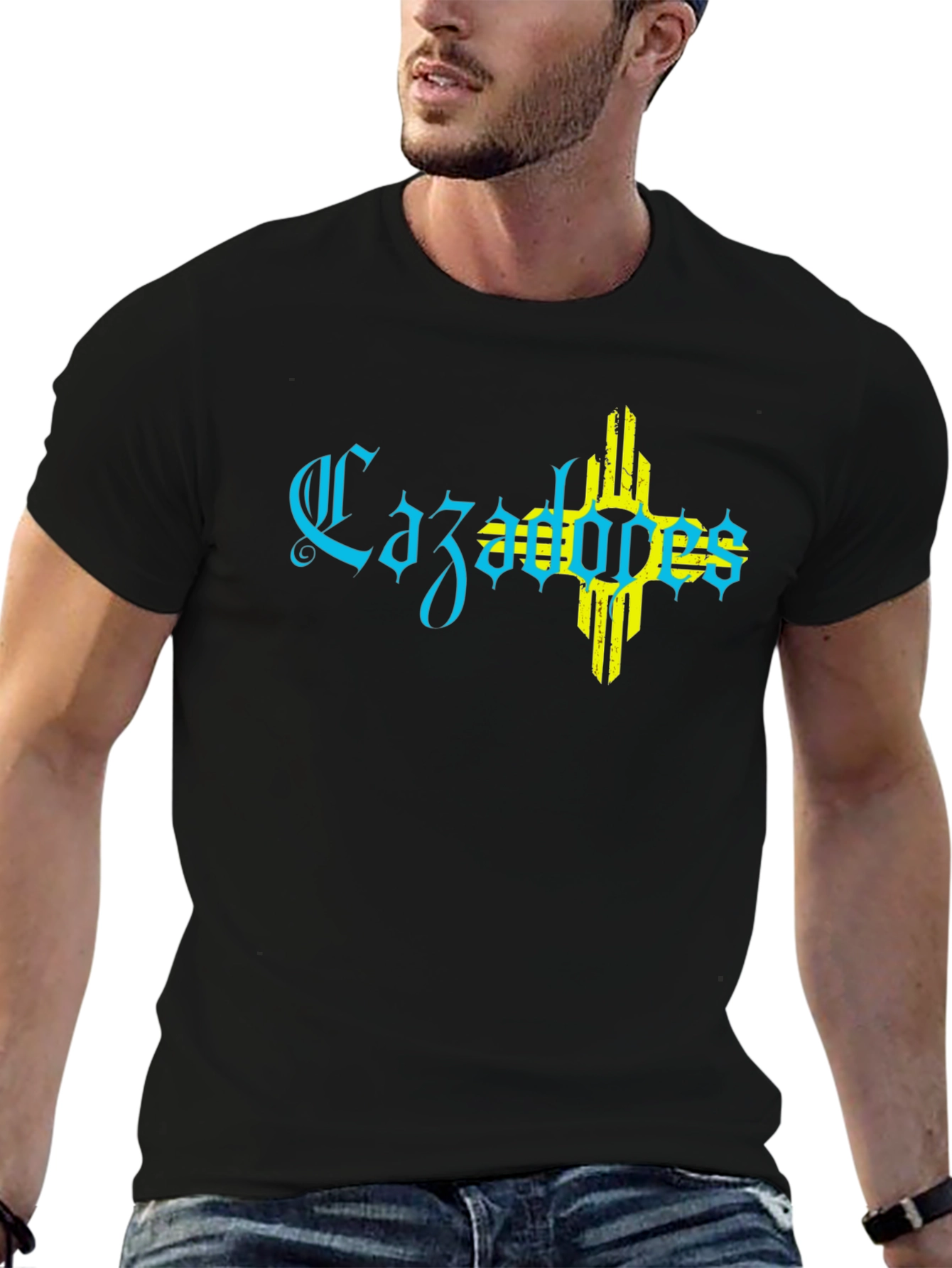 Cazadores Black T-Shirt with Graphic Print