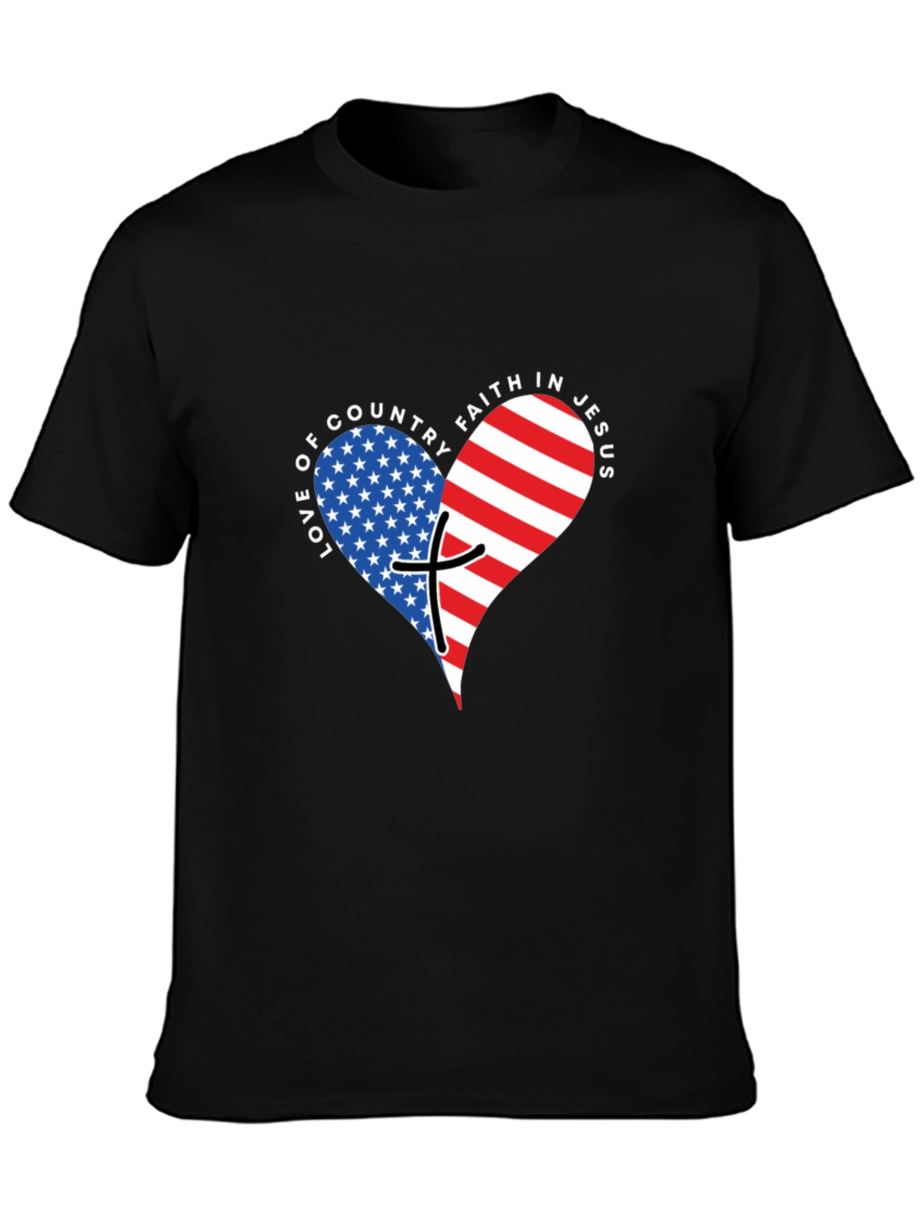 Love of Country Faith in Jesus T-Shirt