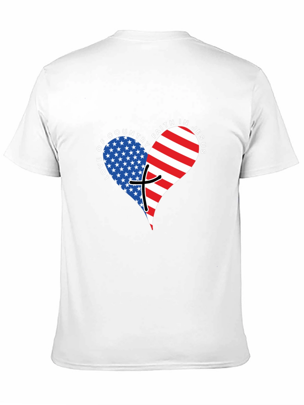 Love of Country Faith in Jesus T-Shirt