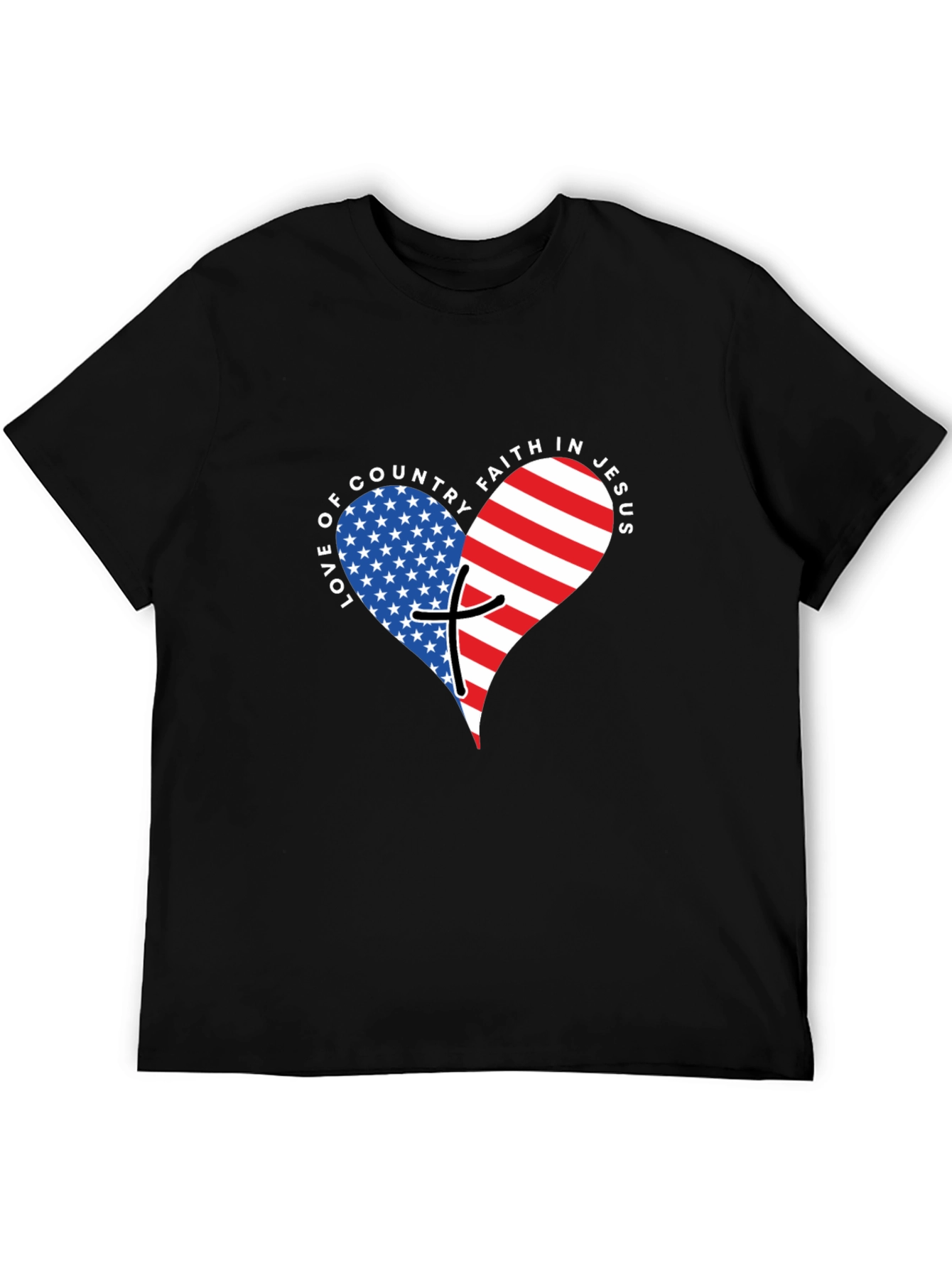Love of Country Faith in Jesus T-Shirt
