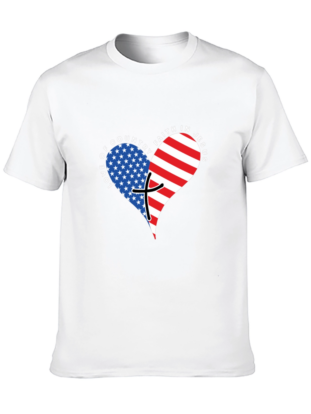 Love of Country Faith in Jesus T-Shirt