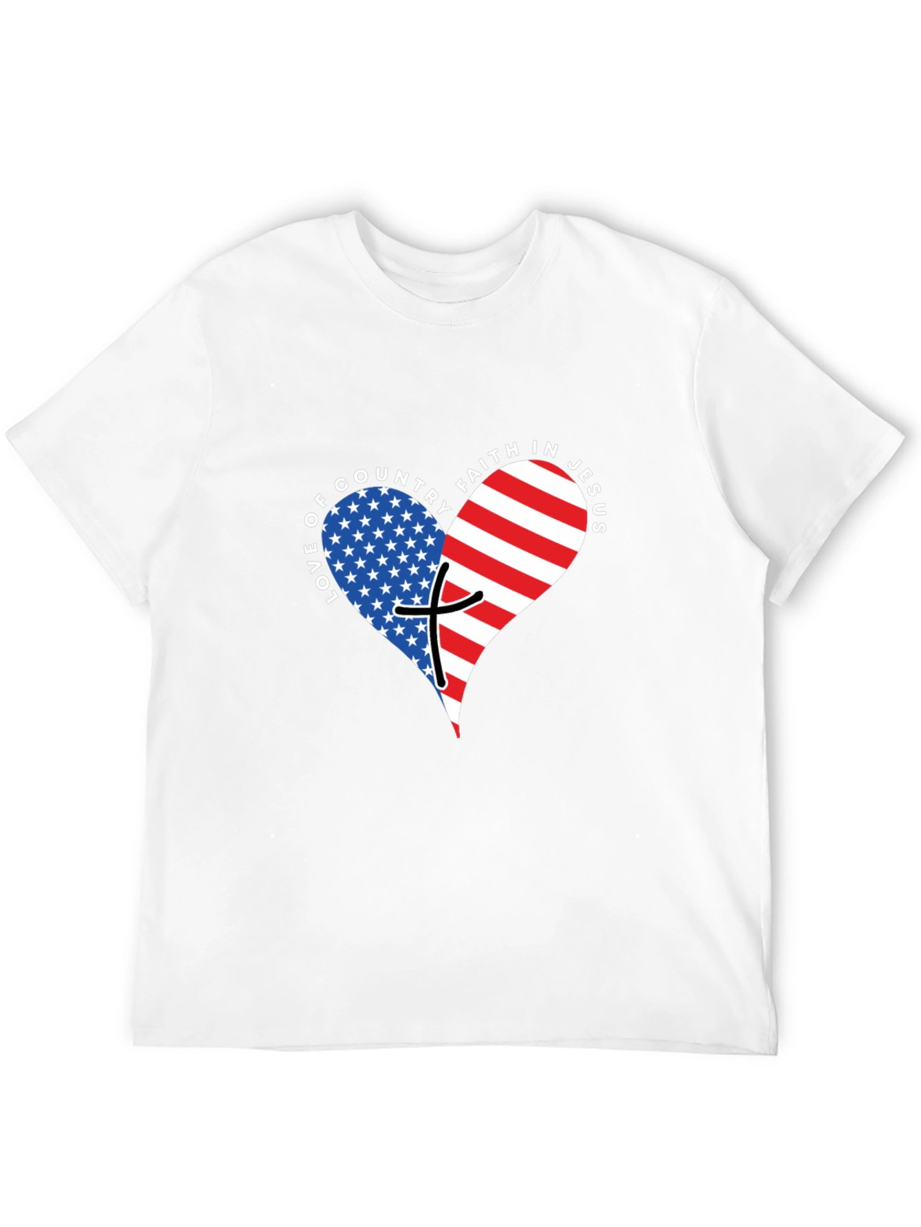 Love of Country Faith in Jesus T-Shirt