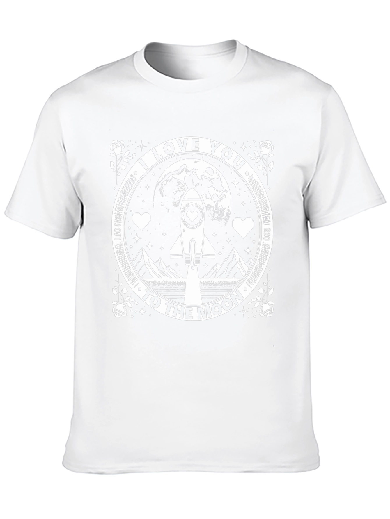 I Love You To The Moon Graphic Tee