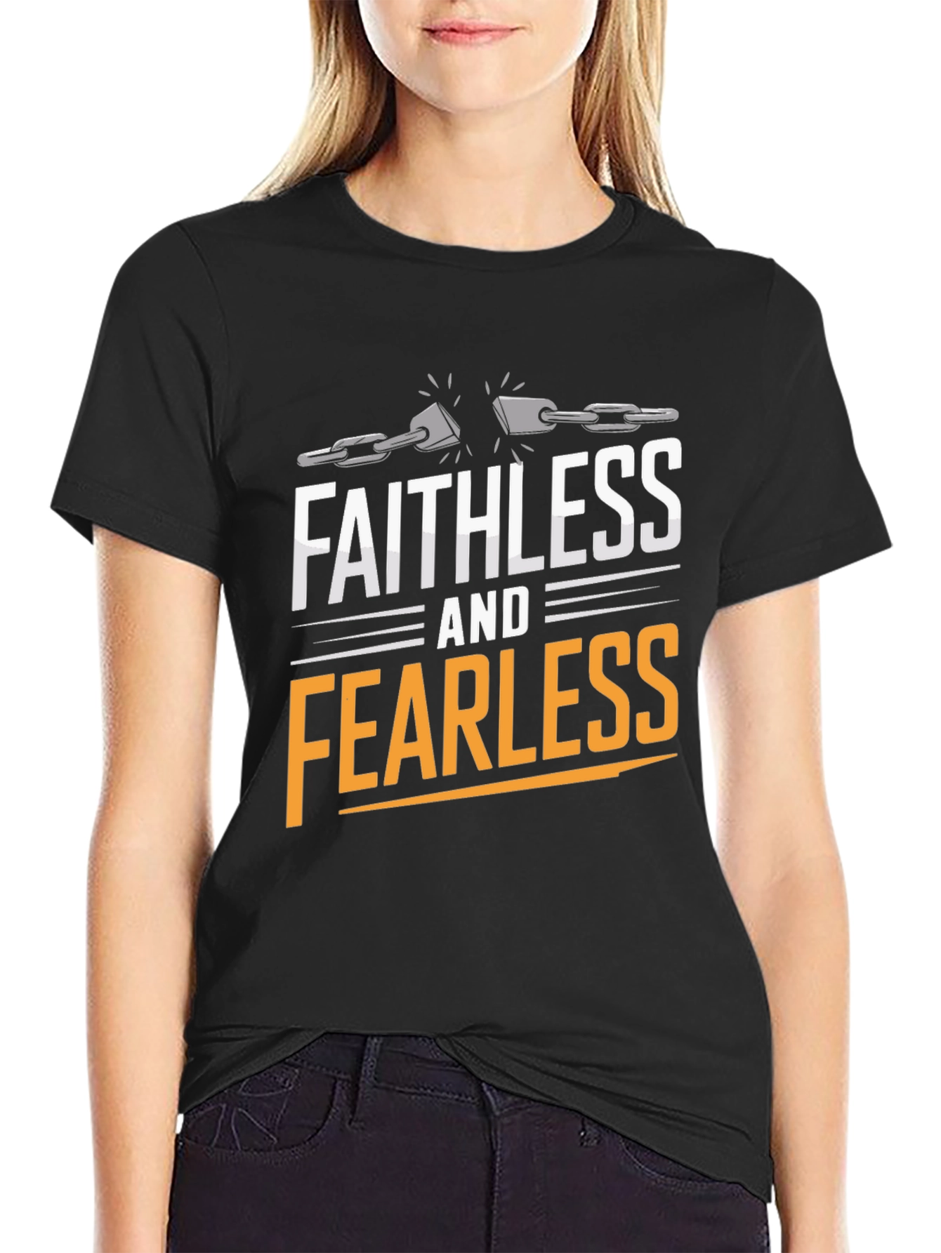 Faithless and Fearless Graphic T-Shirt
