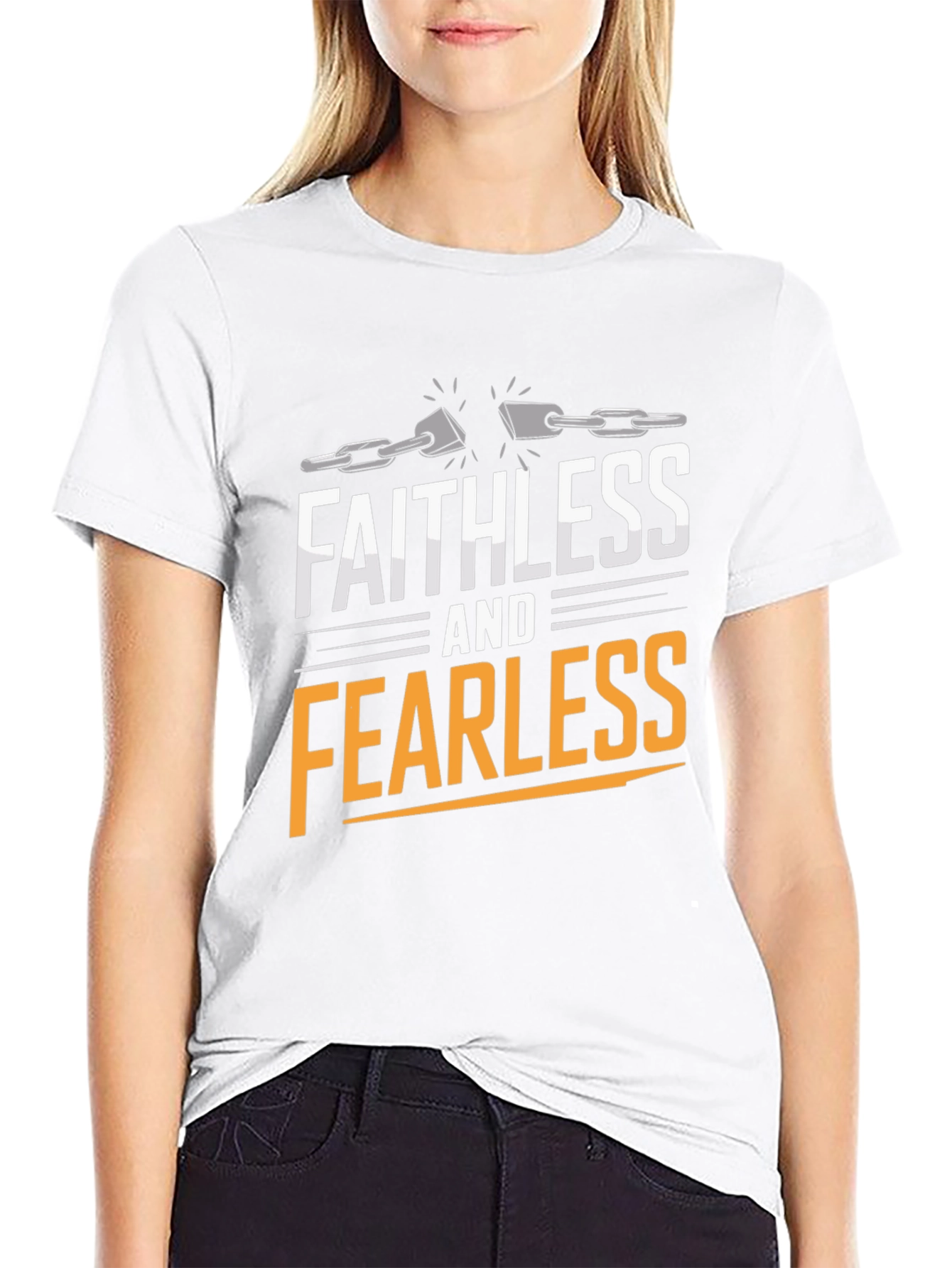 Faithless and Fearless Graphic T-Shirt