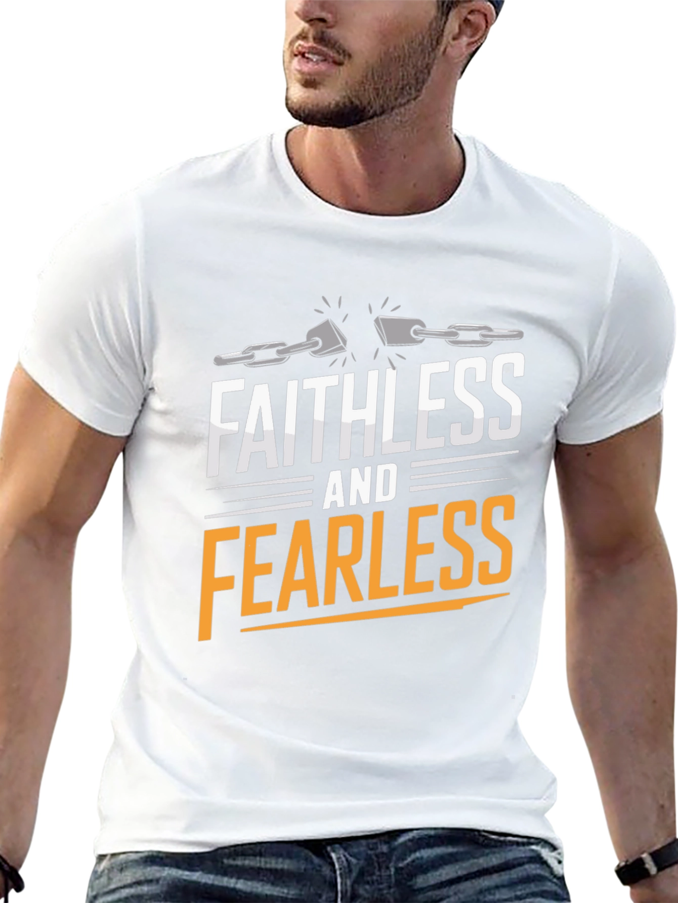 Faithless and Fearless Graphic T-Shirt