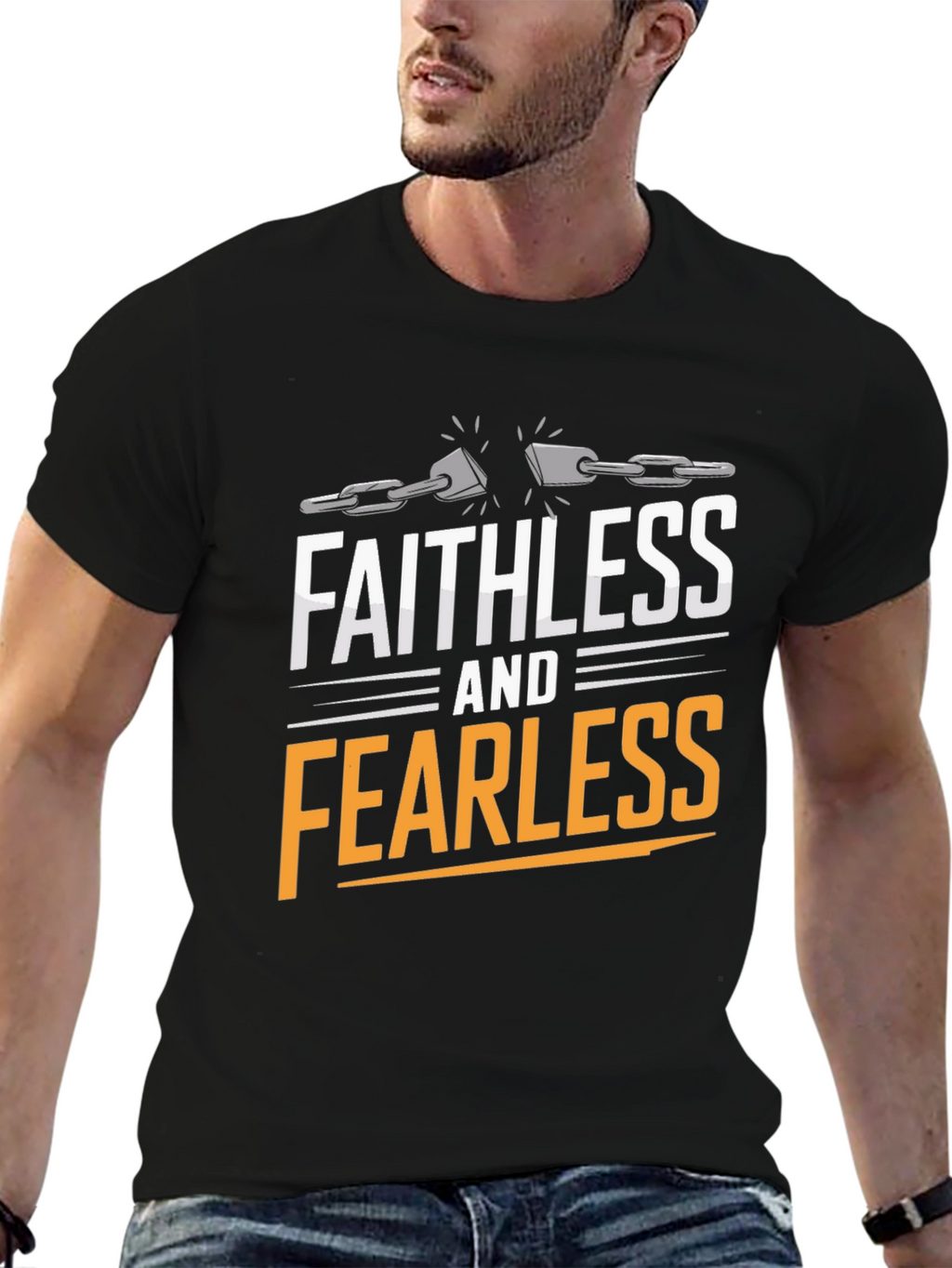 Faithless and Fearless Graphic T-Shirt
