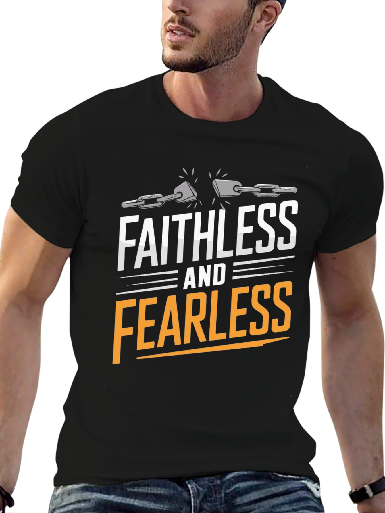 Faithless and Fearless Graphic T-Shirt