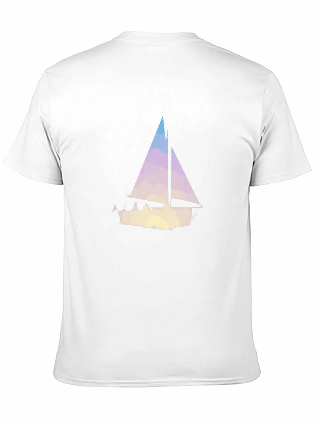 Geometric Sailboat Graphic Tee