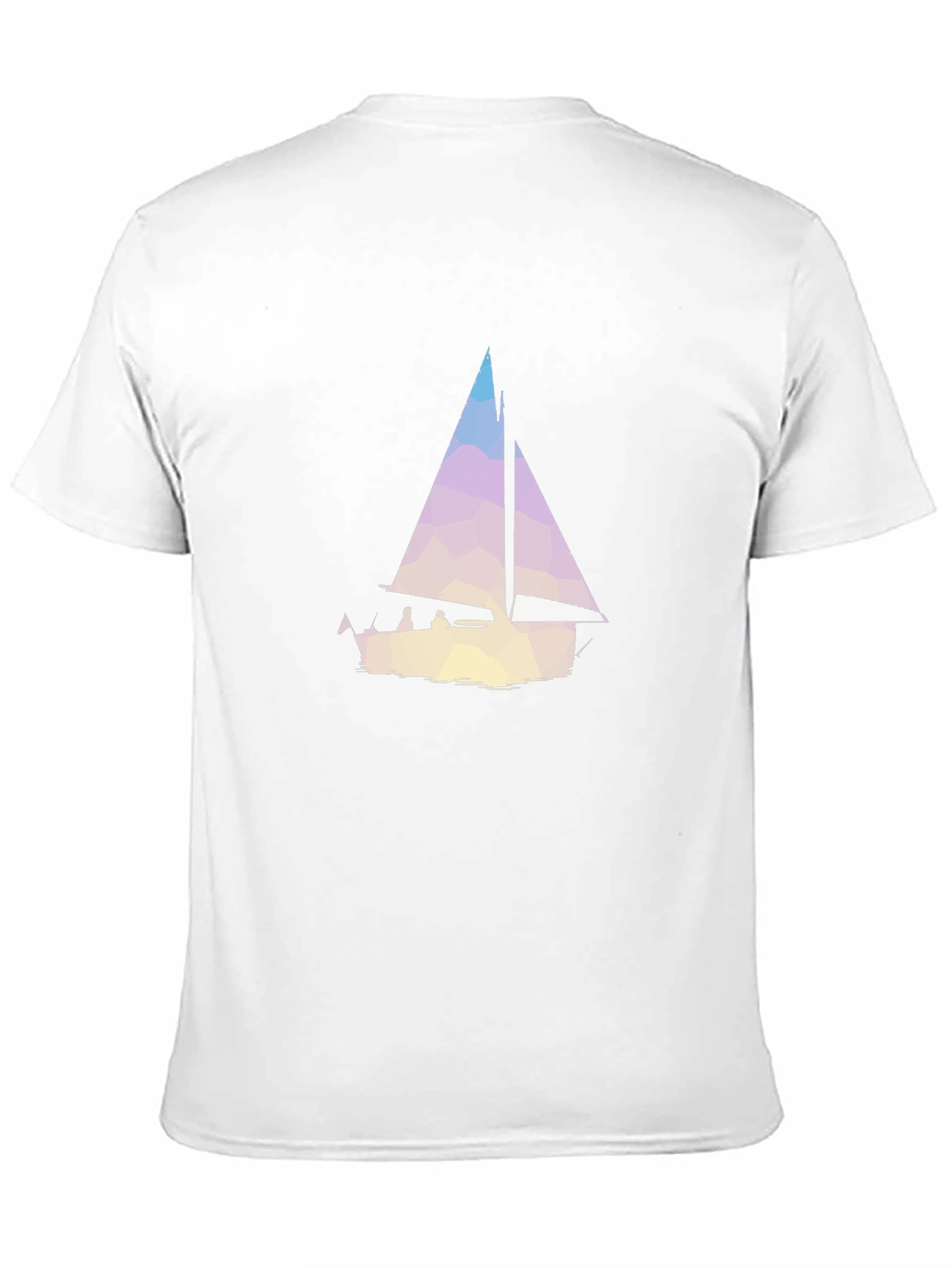 Geometric Sailboat Graphic Tee