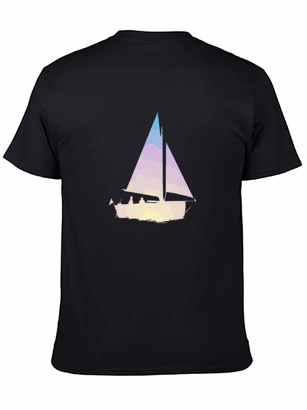 Geometric Sailboat Graphic Tee