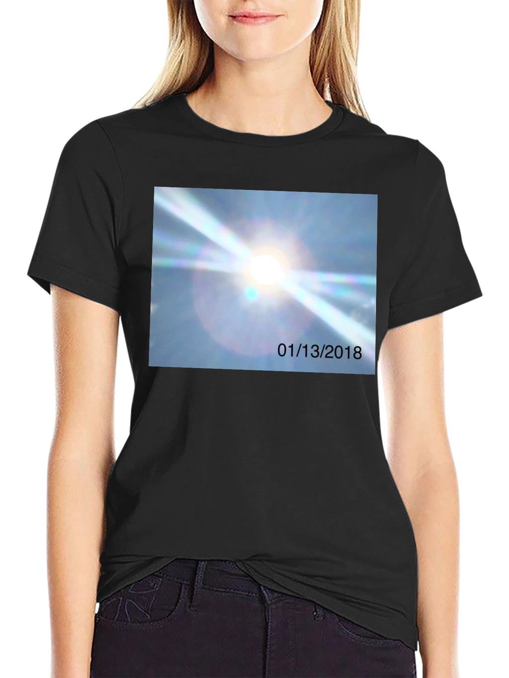 Unique Graphic Tee - January 13th 2018 Sun Flare