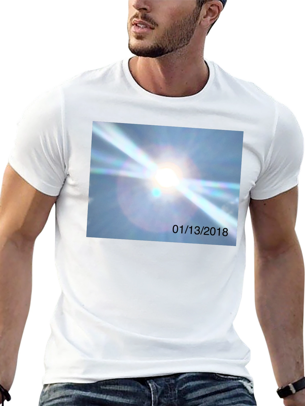Unique Graphic Tee - January 13th 2018 Sun Flare