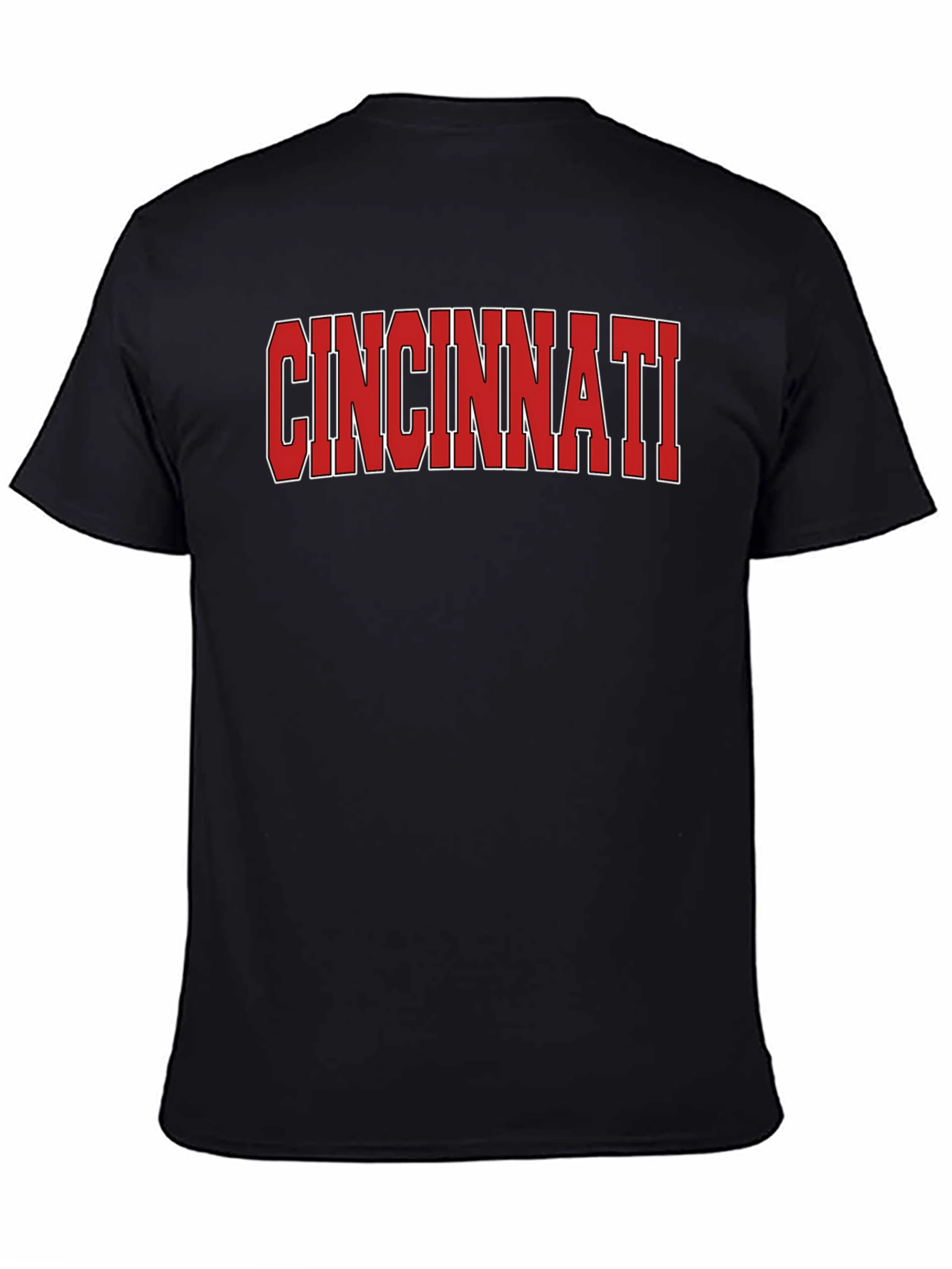 Cincinnati Graphic Tee - Bold Red Text