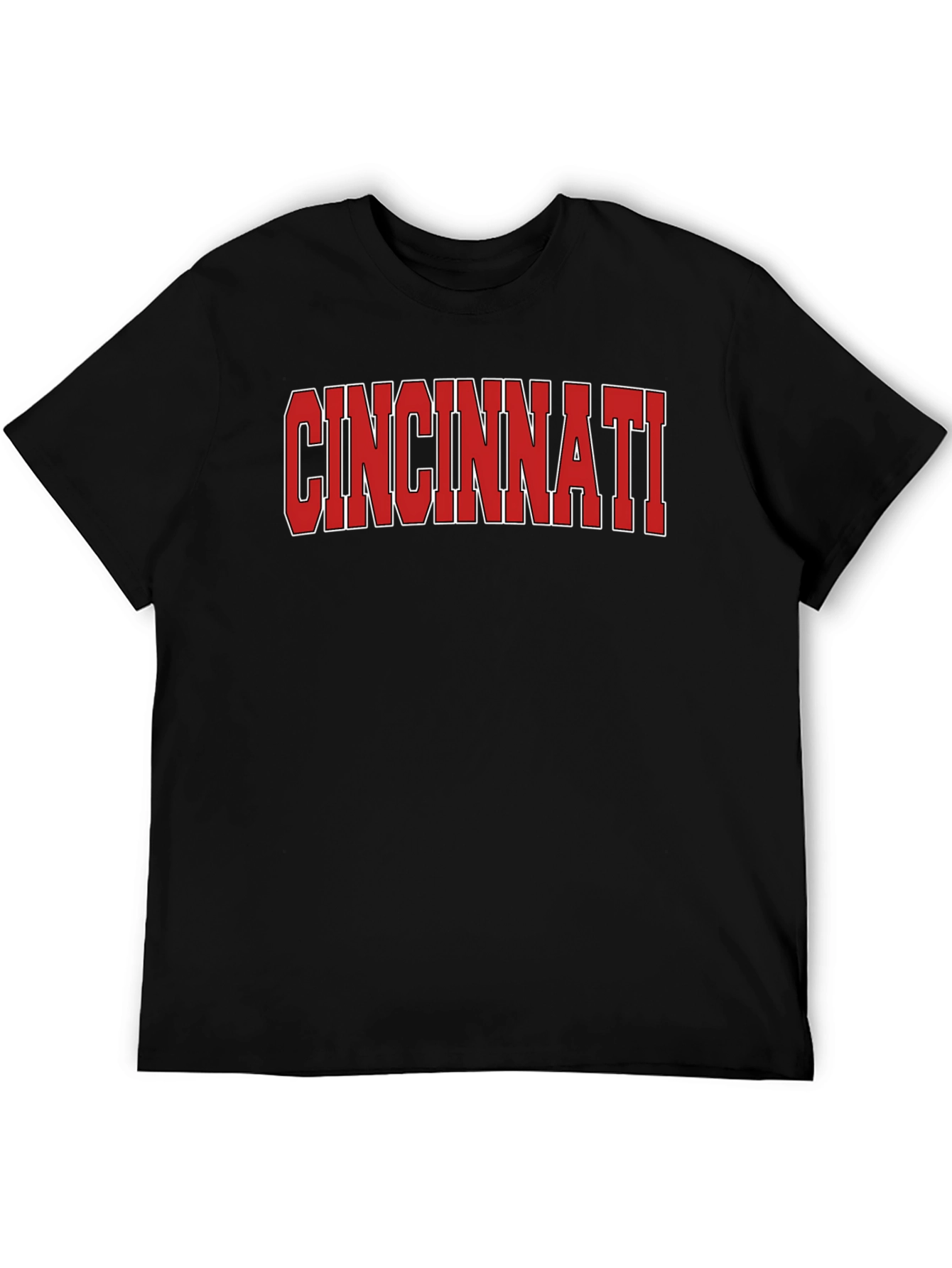 Cincinnati Graphic Tee - Bold Red Text