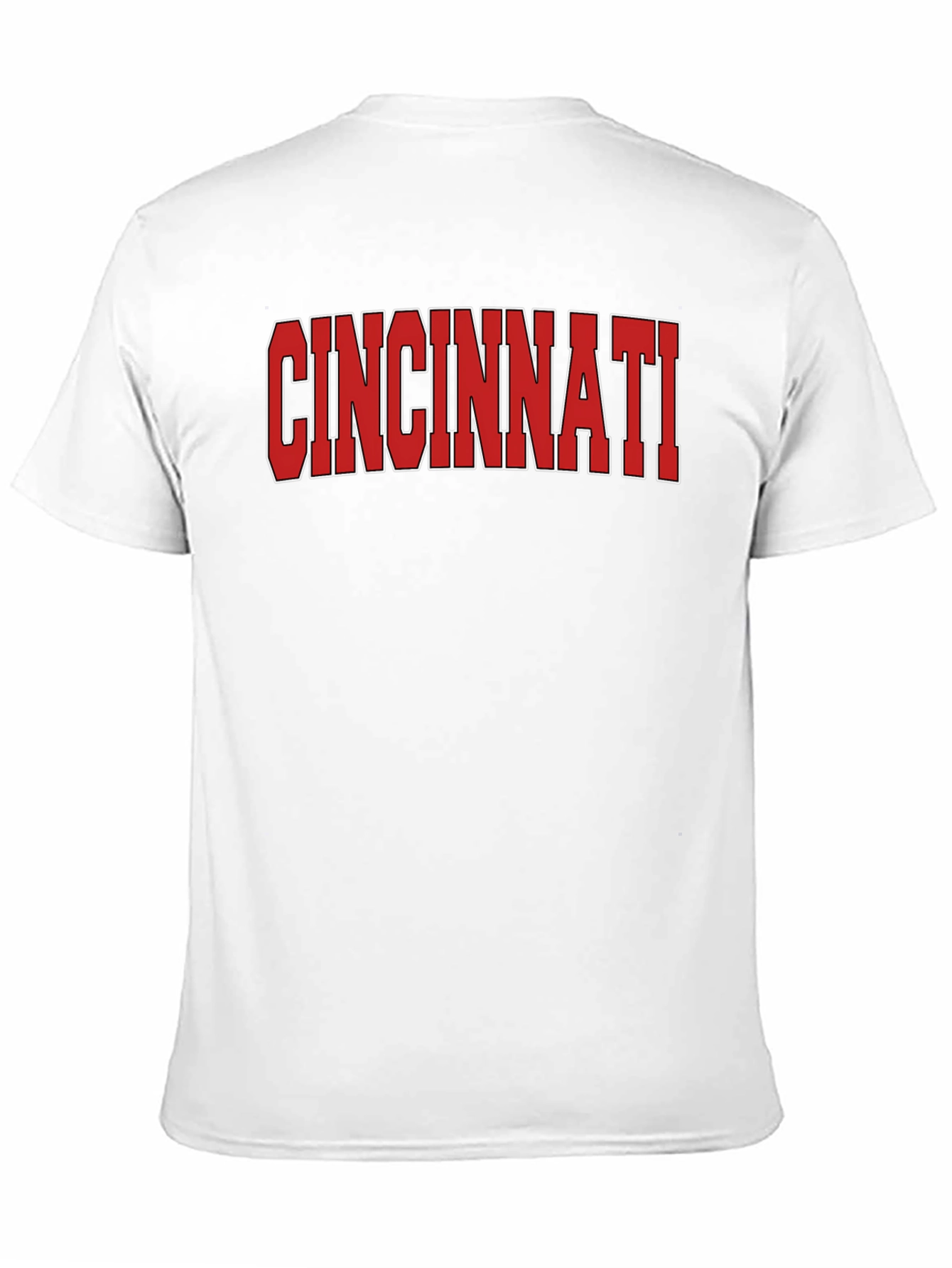 Cincinnati Graphic Tee - Bold Red Text