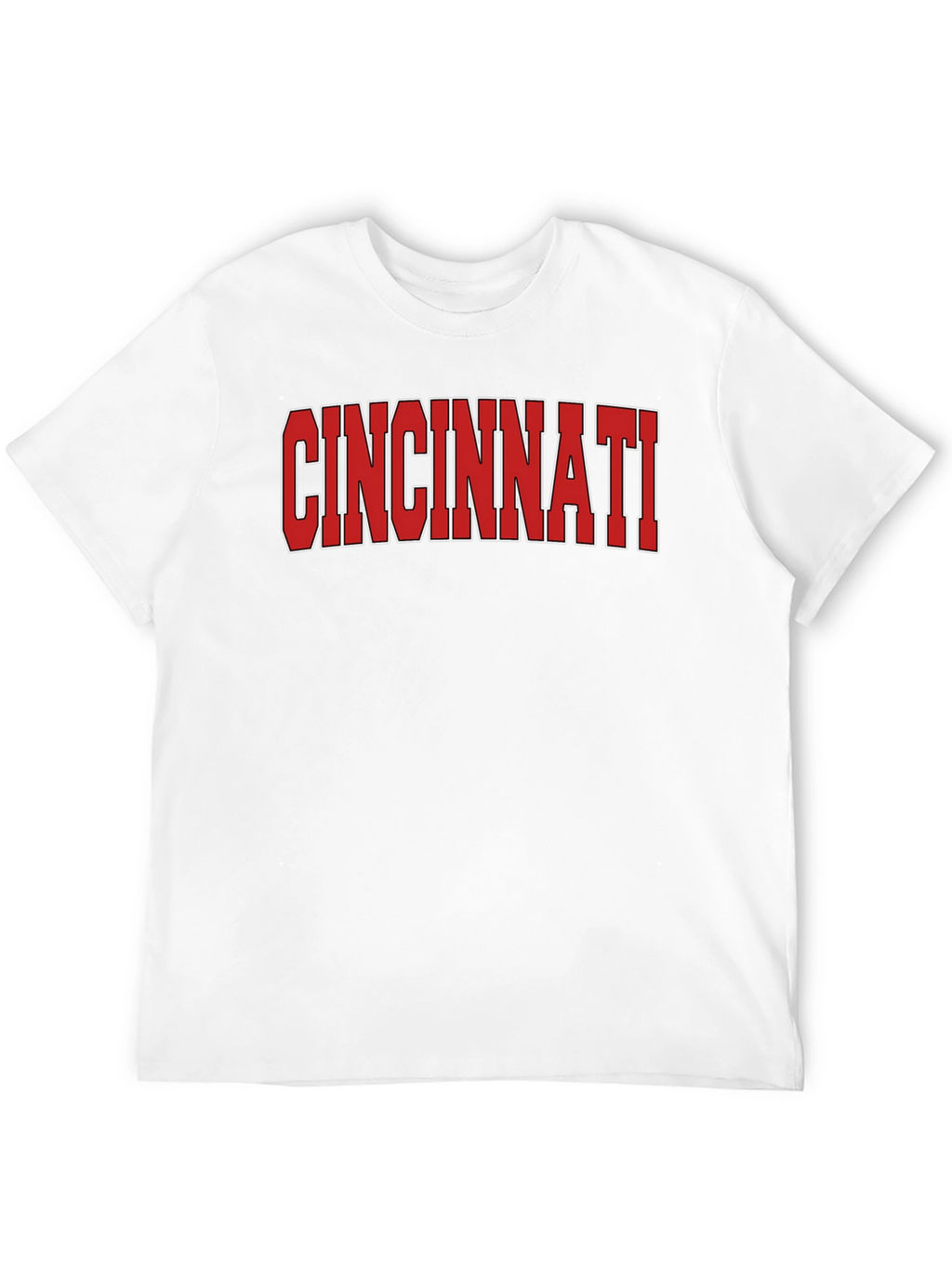 Cincinnati Graphic Tee - Bold Red Text