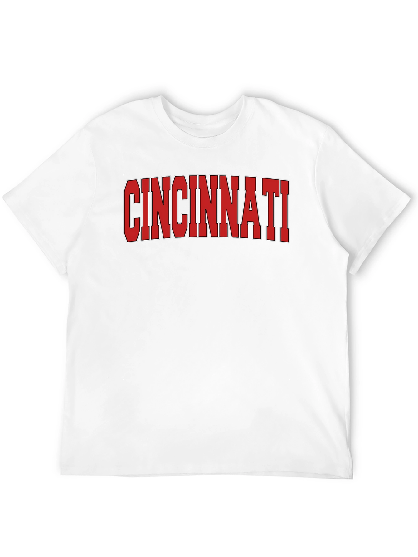 Cincinnati Graphic Tee - Bold Red Text