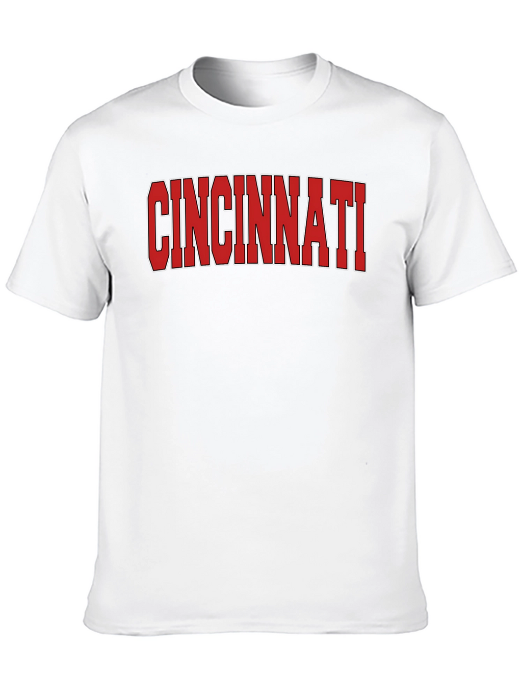 Cincinnati Graphic Tee - Bold Red Text