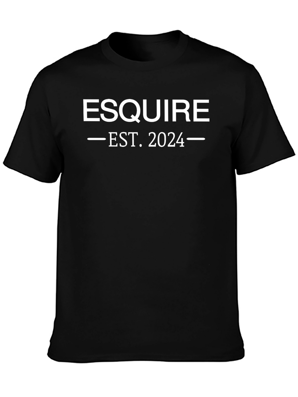 Esquire Est. 2024 Black T-Shirt