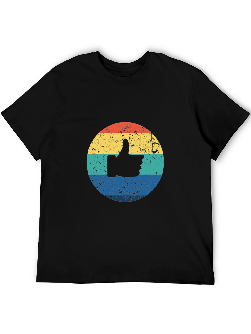 Retro Thumbs Up Graphic T-Shirt