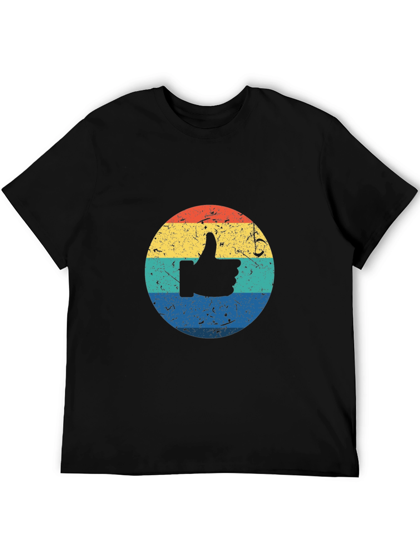 Retro Thumbs Up Graphic T-Shirt
