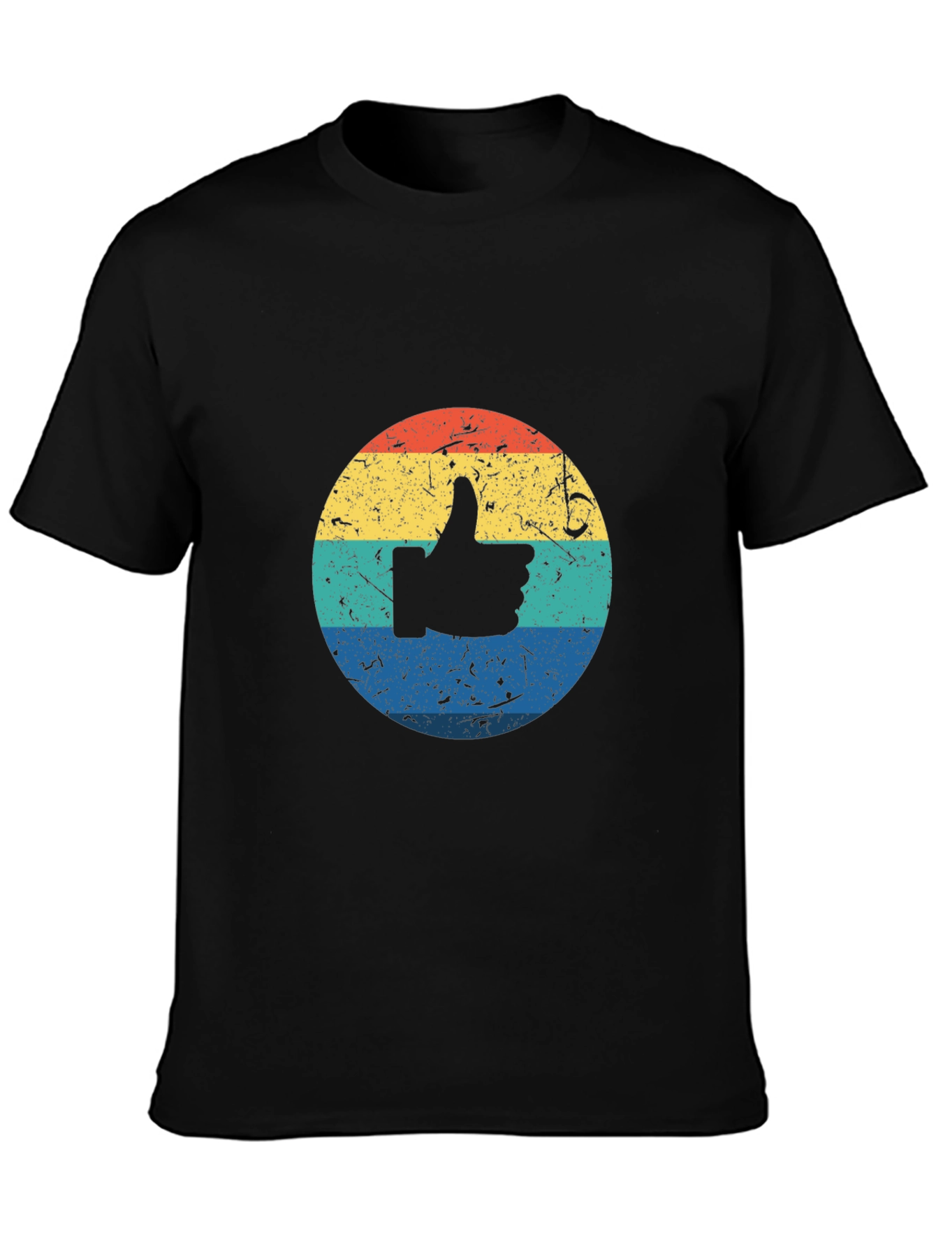 Retro Thumbs Up Graphic T-Shirt