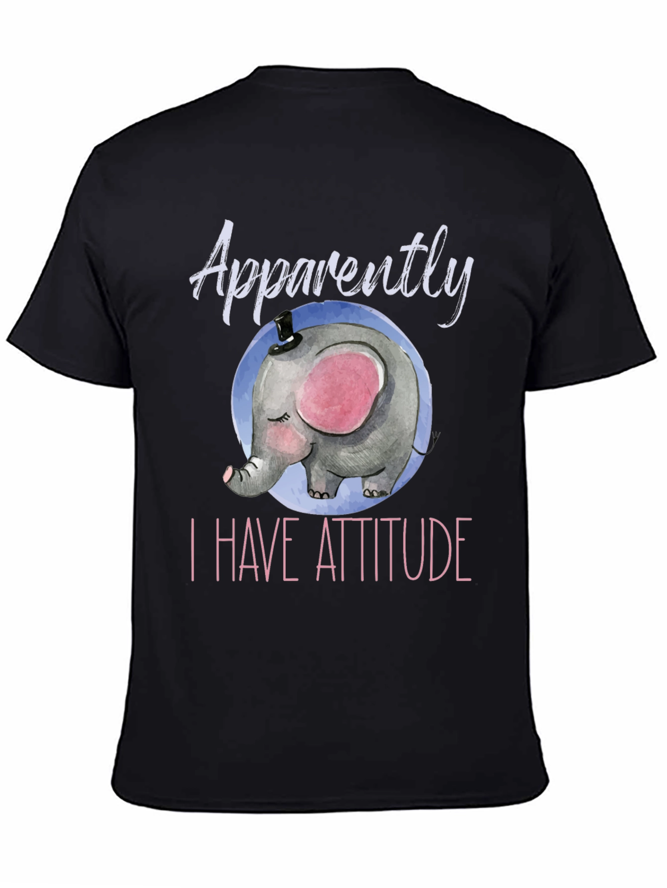 Elephant Attitude T-Shirt - Cute & Comfy