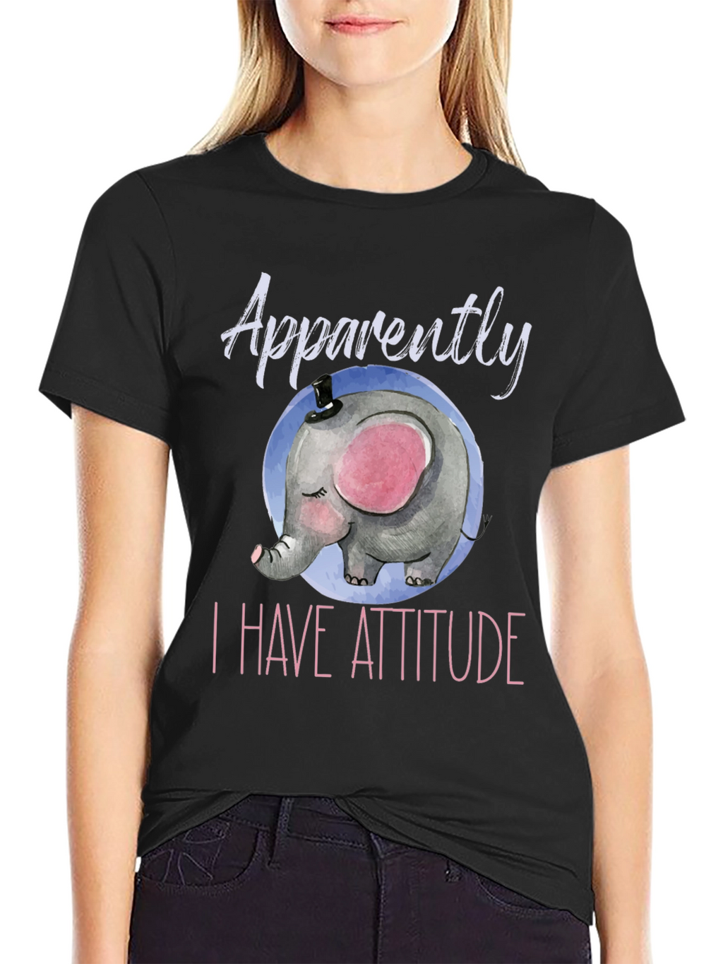 Elephant Attitude T-Shirt - Cute & Comfy