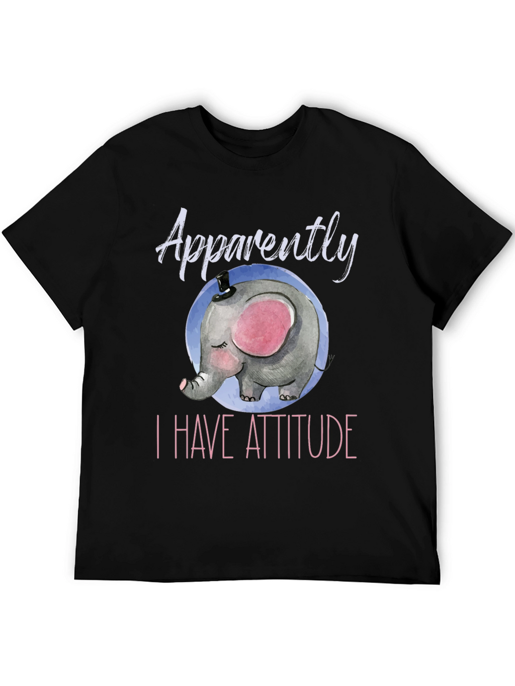 Elephant Attitude T-Shirt - Cute & Comfy