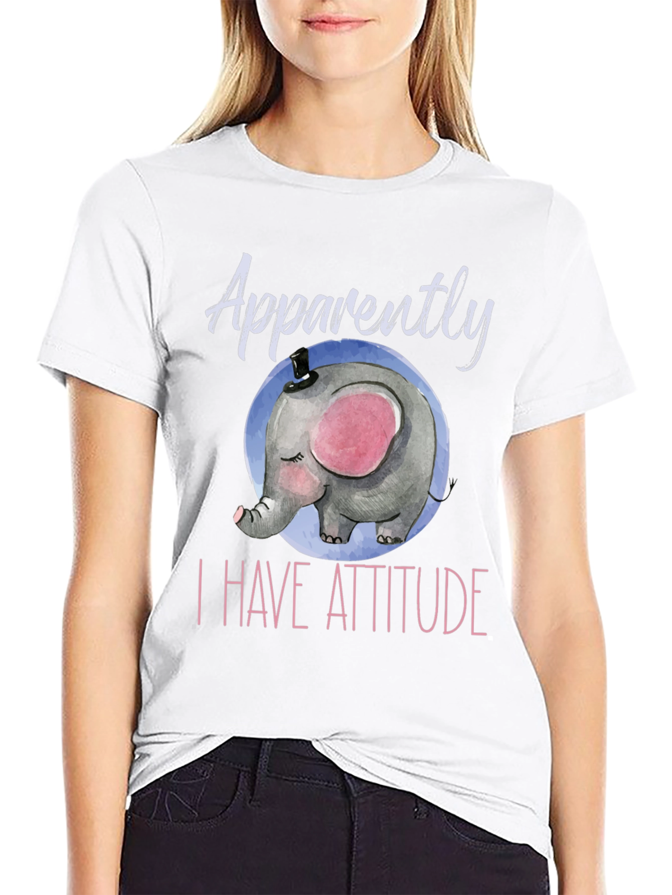Elephant Attitude T-Shirt - Cute & Comfy