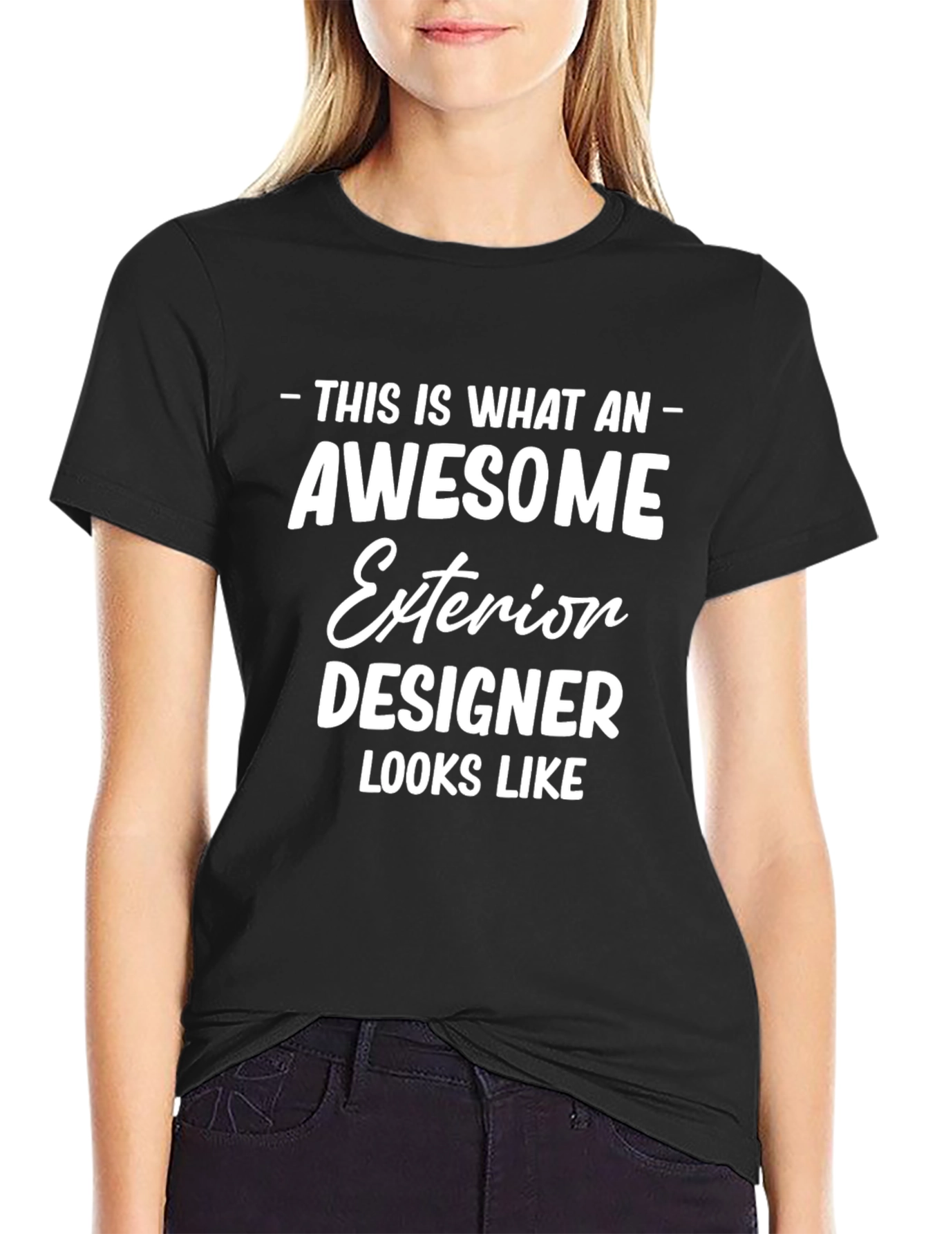 Awesome Exterior Designer T-Shirt - Black